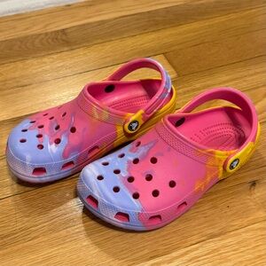 CROCS Classic Clog Tie Dye, women’s size 7